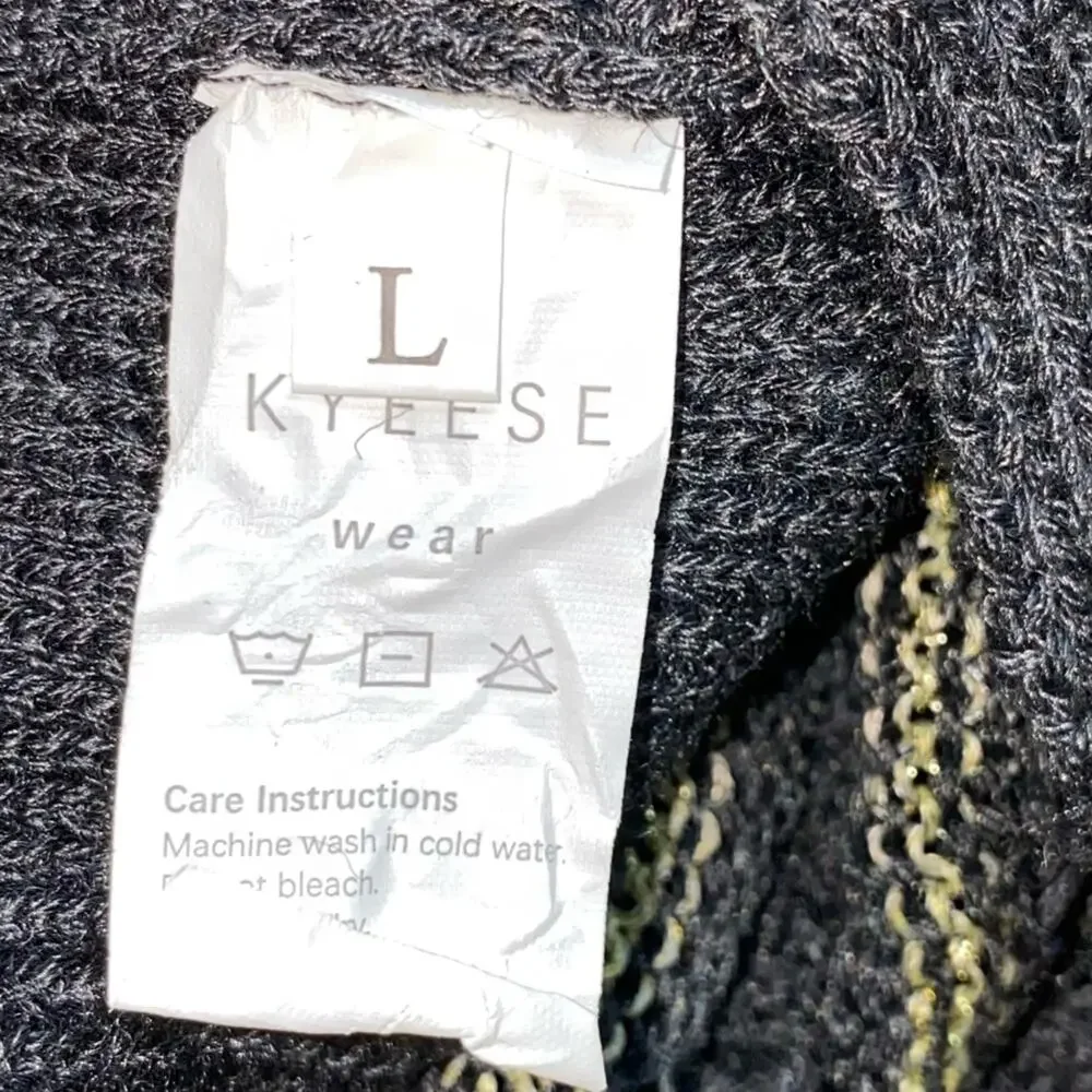 NWT Kyeese Dog‎ Sweater Large Gray Gold Knit Turtleneck Pet Pullover Cozy Winter